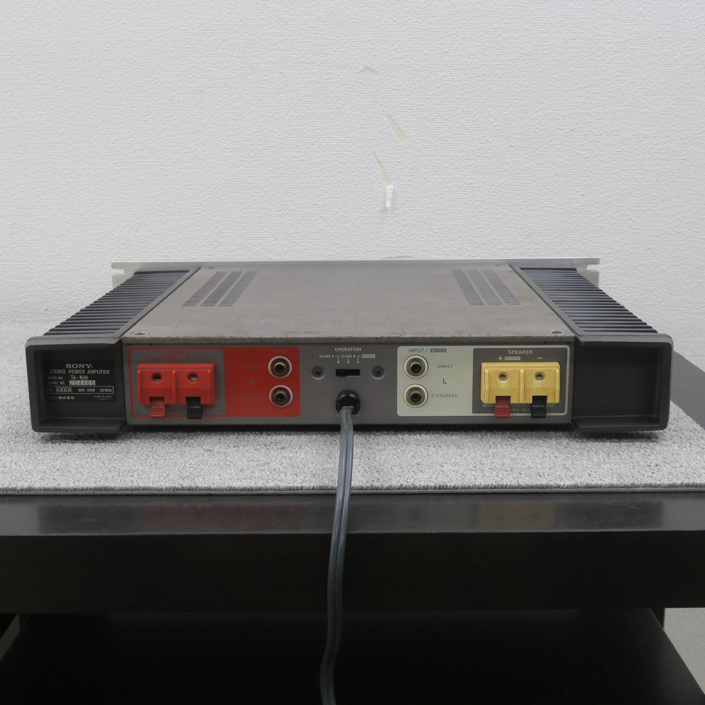 現状】SONY TA-N86 パワーアンプ ソニー @60713｜中古オーディオ
