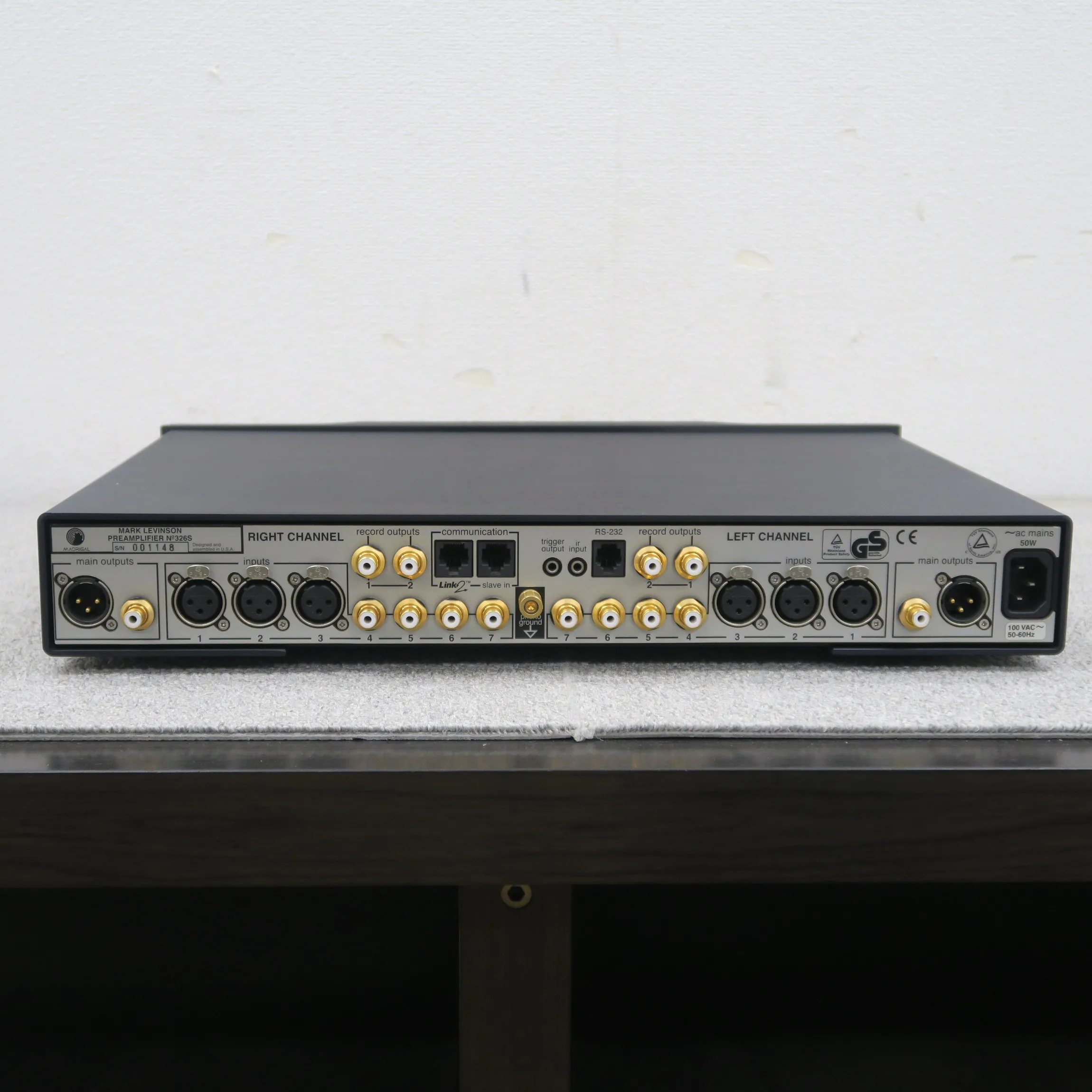 Aランク】Mark Levinson No.326S PHONO無し プリアンプ マーク