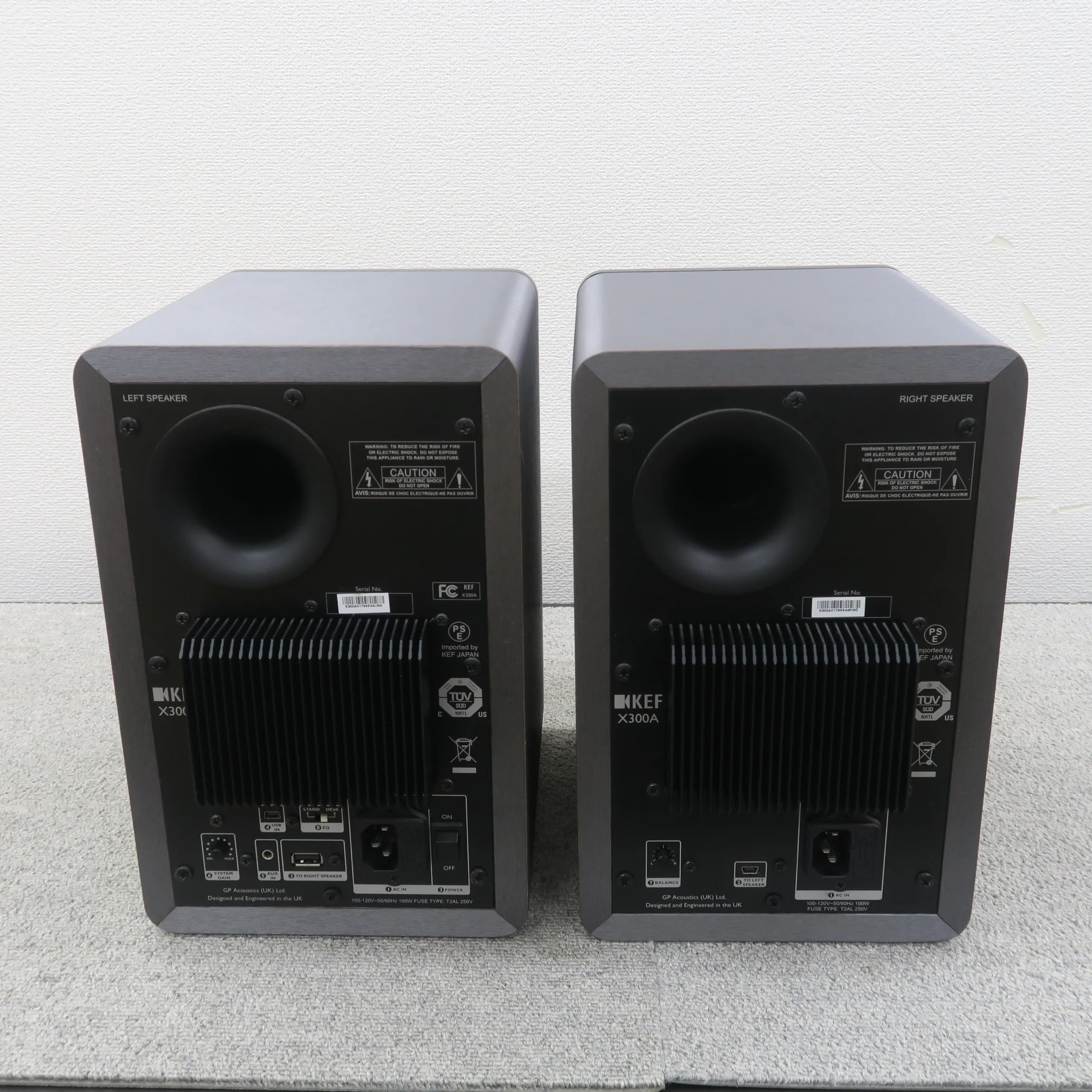 現状】KEF X300A スピーカー @60861｜中古オーディオ｜アフロオーディオ