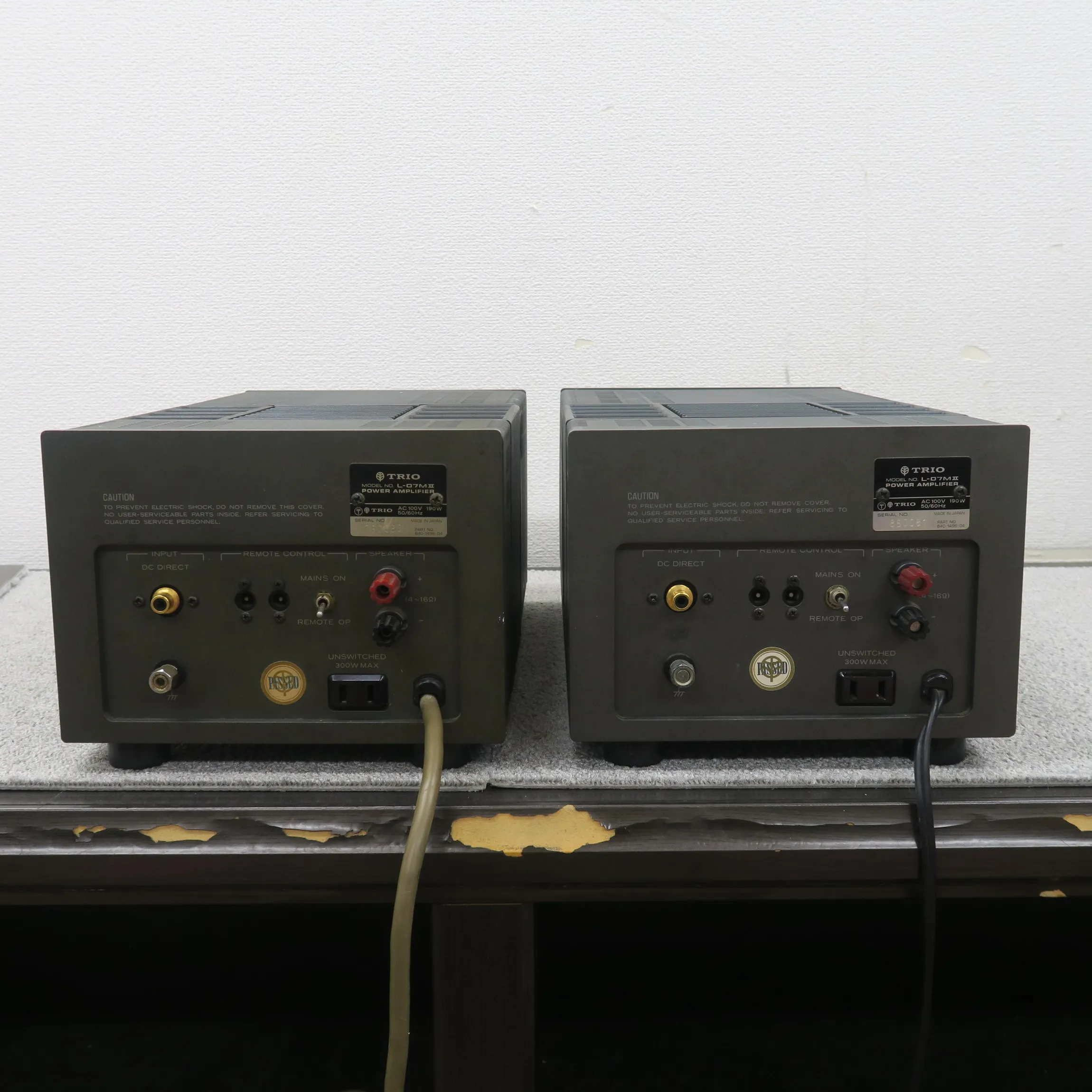 現状】TRIO L-07MII モノラル パワーアンプ トリオ @60929｜中古