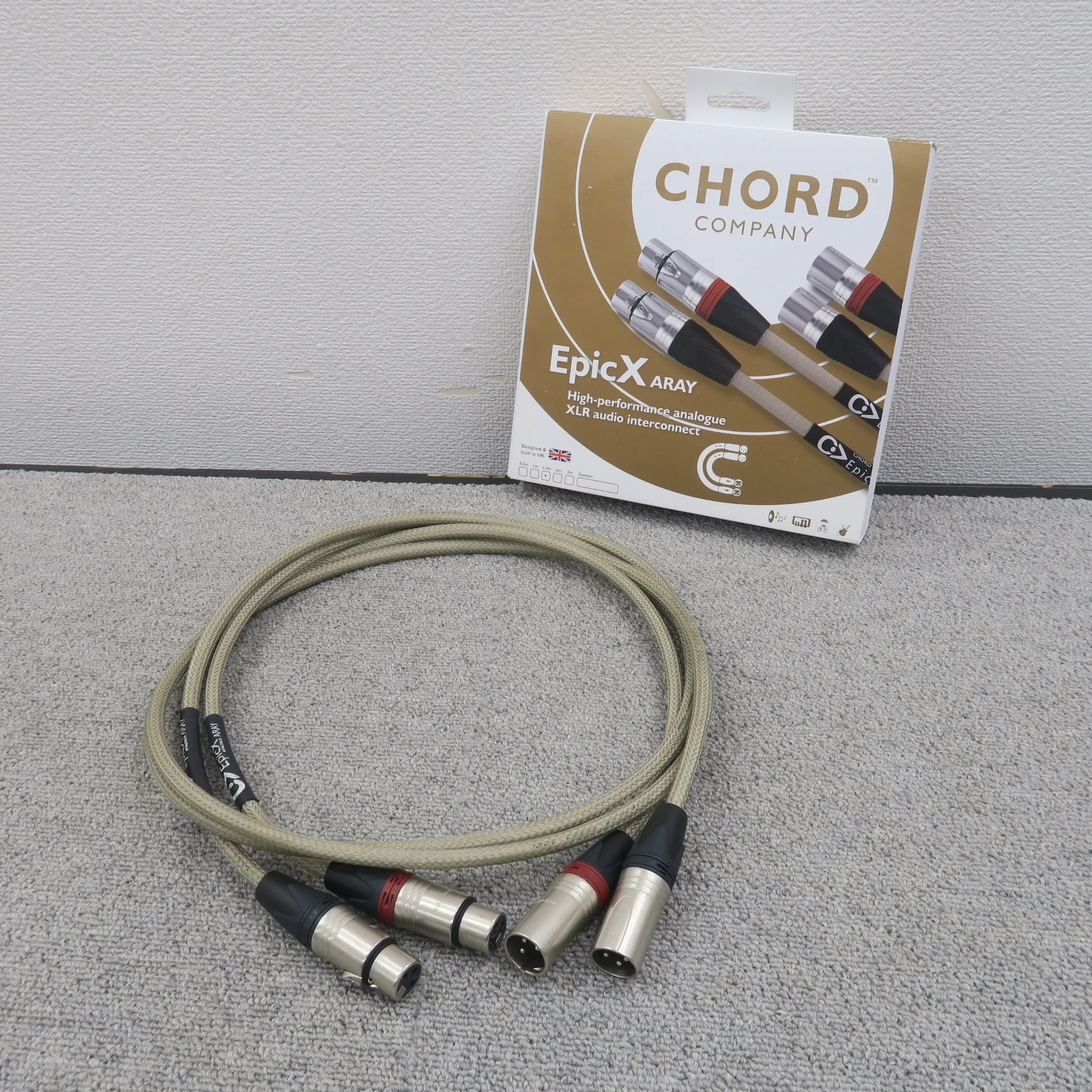 Bランク】CHORD COMPANY Epic X 1.2m XLRケーブル コードカンパニー