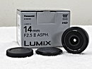 【美品】 Panasonic LUMIX G 14mm/F2.5 II ASPH レンズ @28941