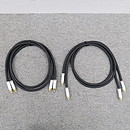【Bランク】LUXMAN JPR-100 1.0m RCAケーブルペア 2セット ラックスマン @57151