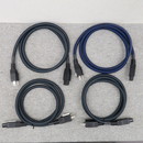 【Cランク】REQST Z-PRC01 1.8m 2本 & Z-PRC01S 1.8m 2本セット 電源ケーブル レクスト @59518